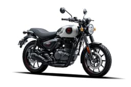 Royal Enfield Hunter 350 Tokyo Black front right three quarter